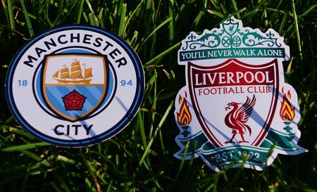 Liverpool Man City logos